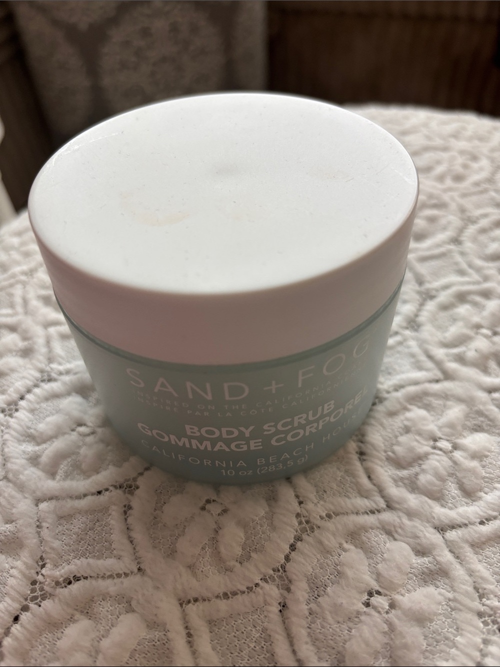 SAND+FOG California Beach Body Scrub — Seafoam Green